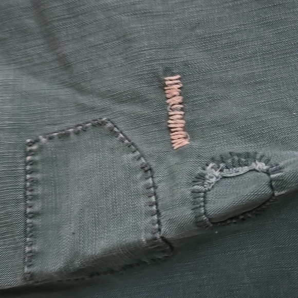 POLO Sportsman Military Green Distress 1967 Patchwork Cargo Jeans NWT - Picture 9 of 16